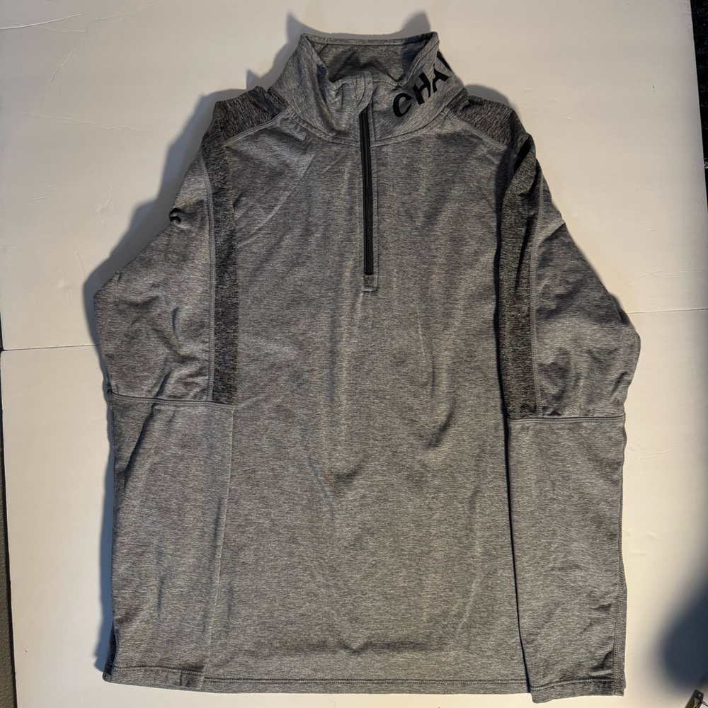 Champion Womens Grey Performance 1/4 Zip Pullover Size L